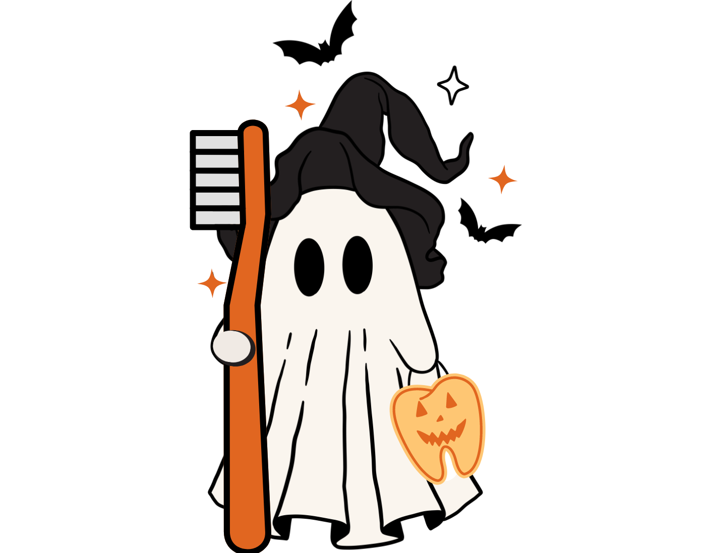 Trick Or Tooth- Light Pink- Small